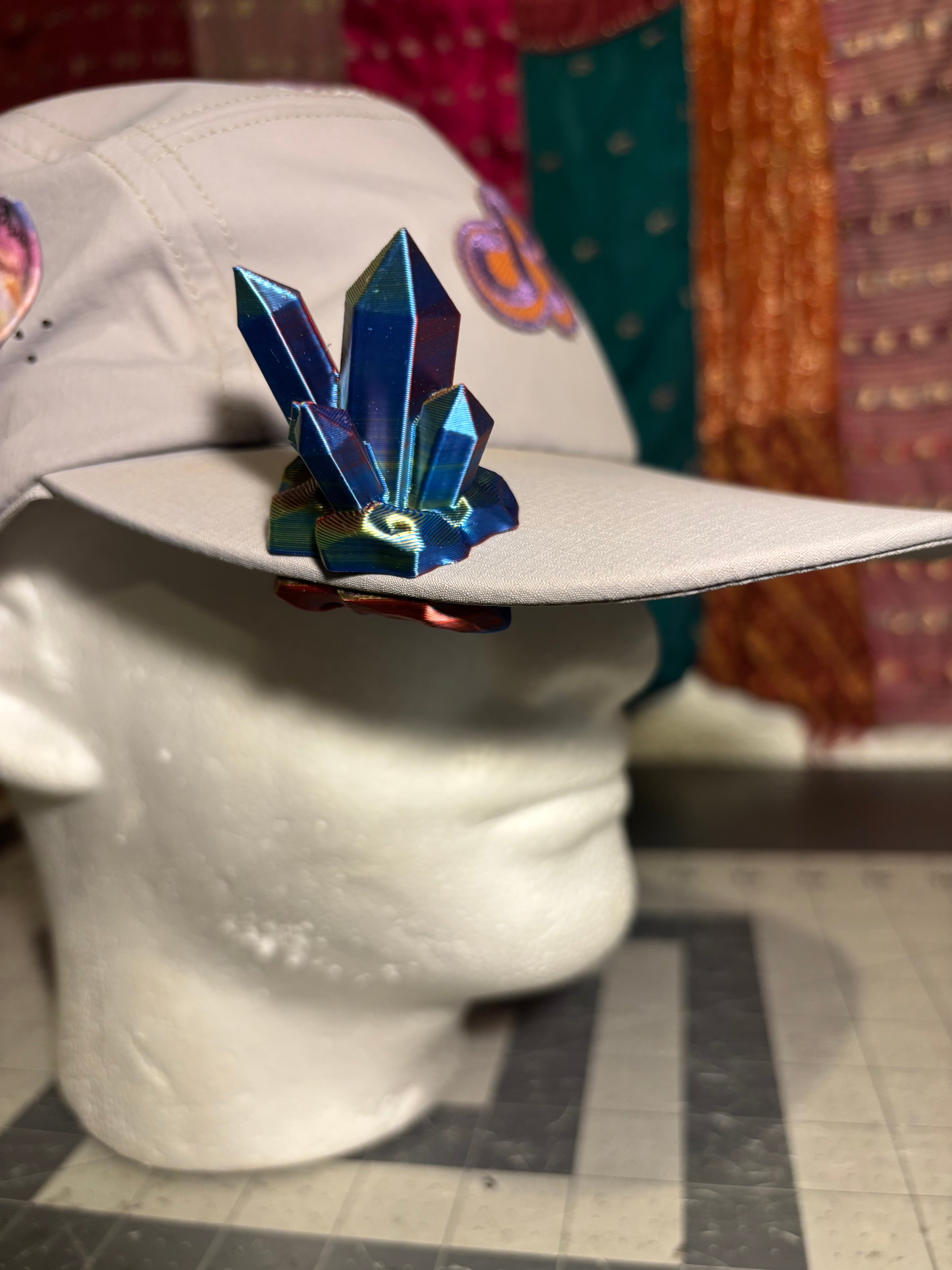Magnetic Hat Brim Pin - Crystals