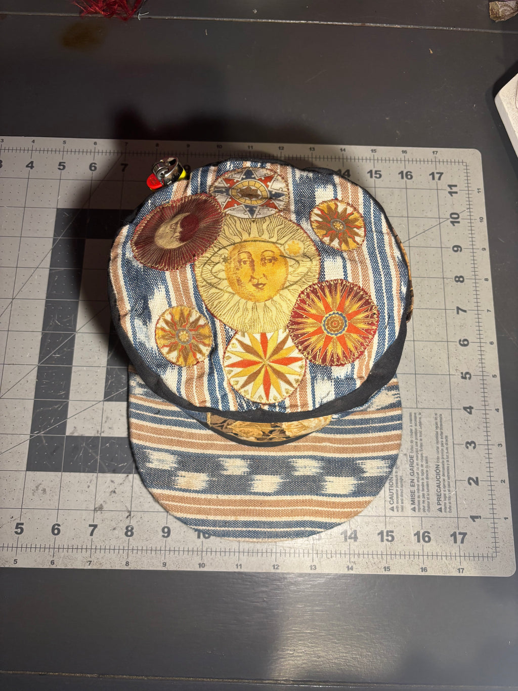 Funktion One - Custom Pillbox Cap - OOAK - 21.75”