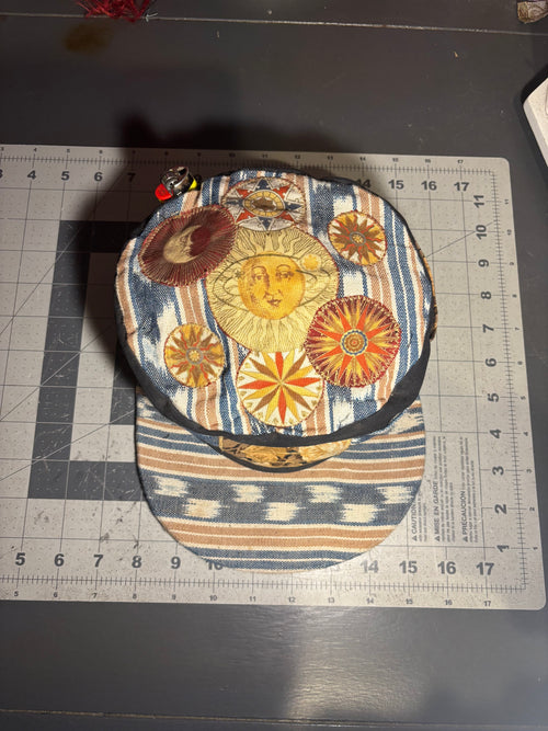 Funktion One - Custom Pillbox Cap - OOAK - 21.75”