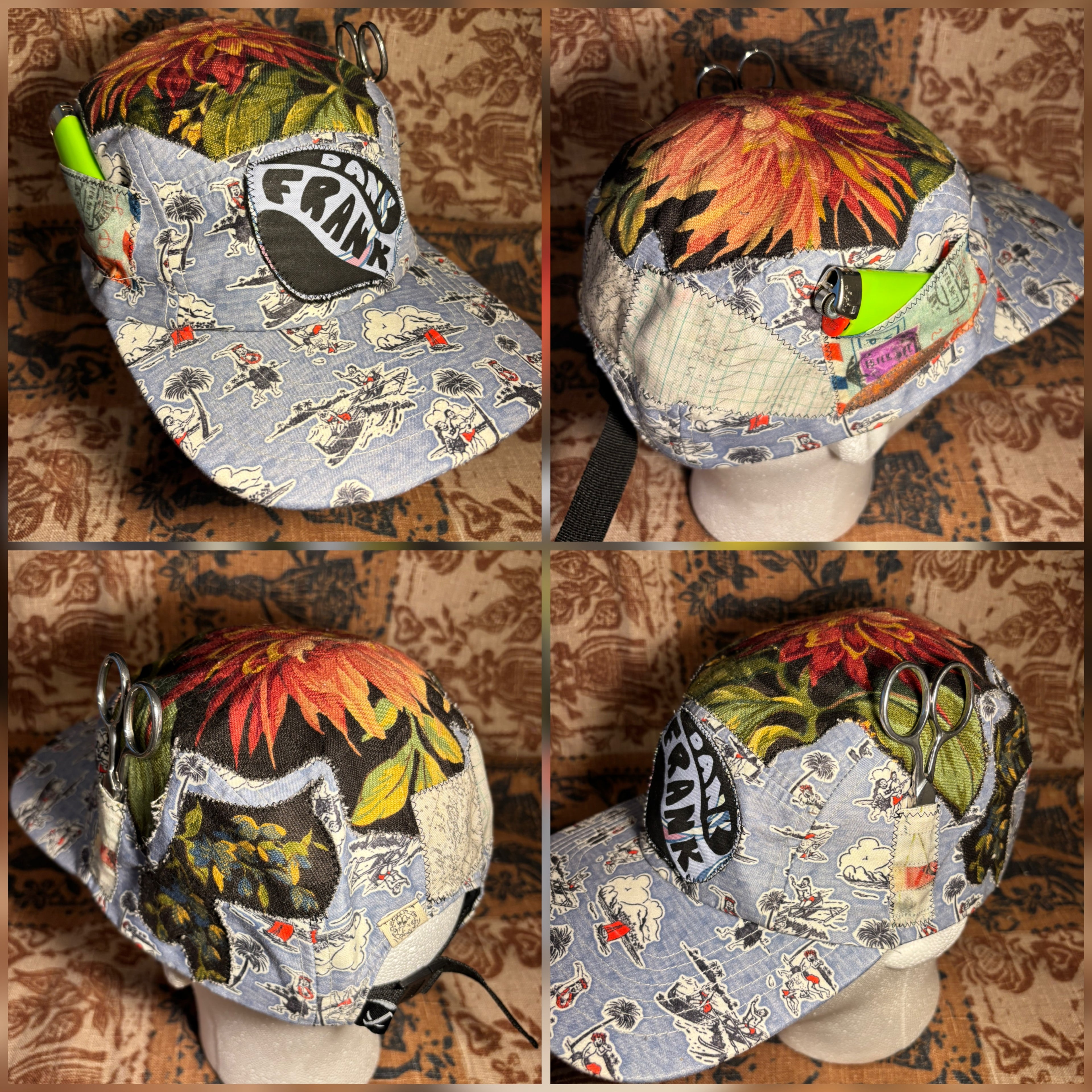 Dank Frank - Upcycled 5 Panel Hat