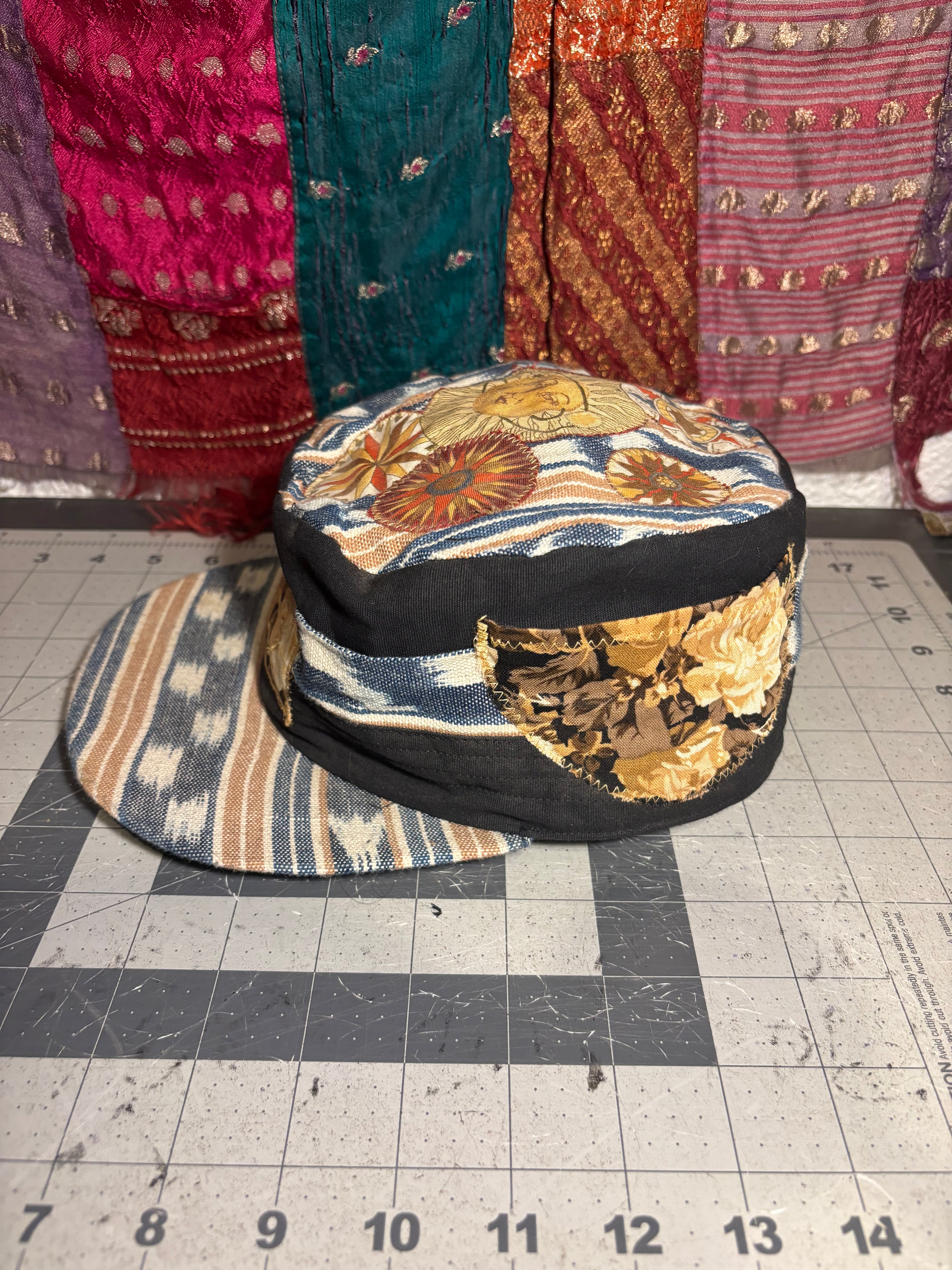 Funktion One - Custom Pillbox Cap - OOAK - 21.75”