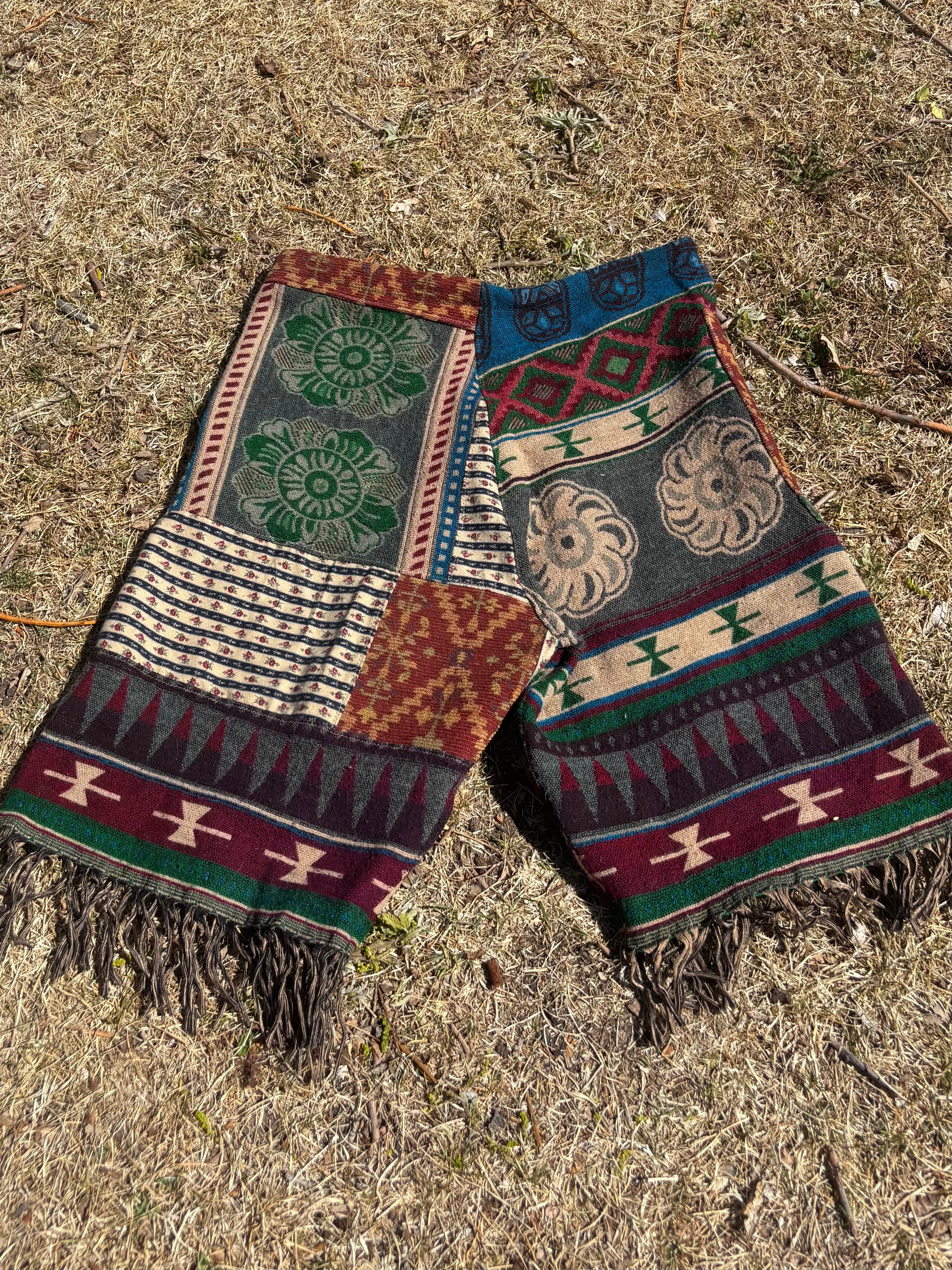 OOAK Patchwork Baggy Shorts