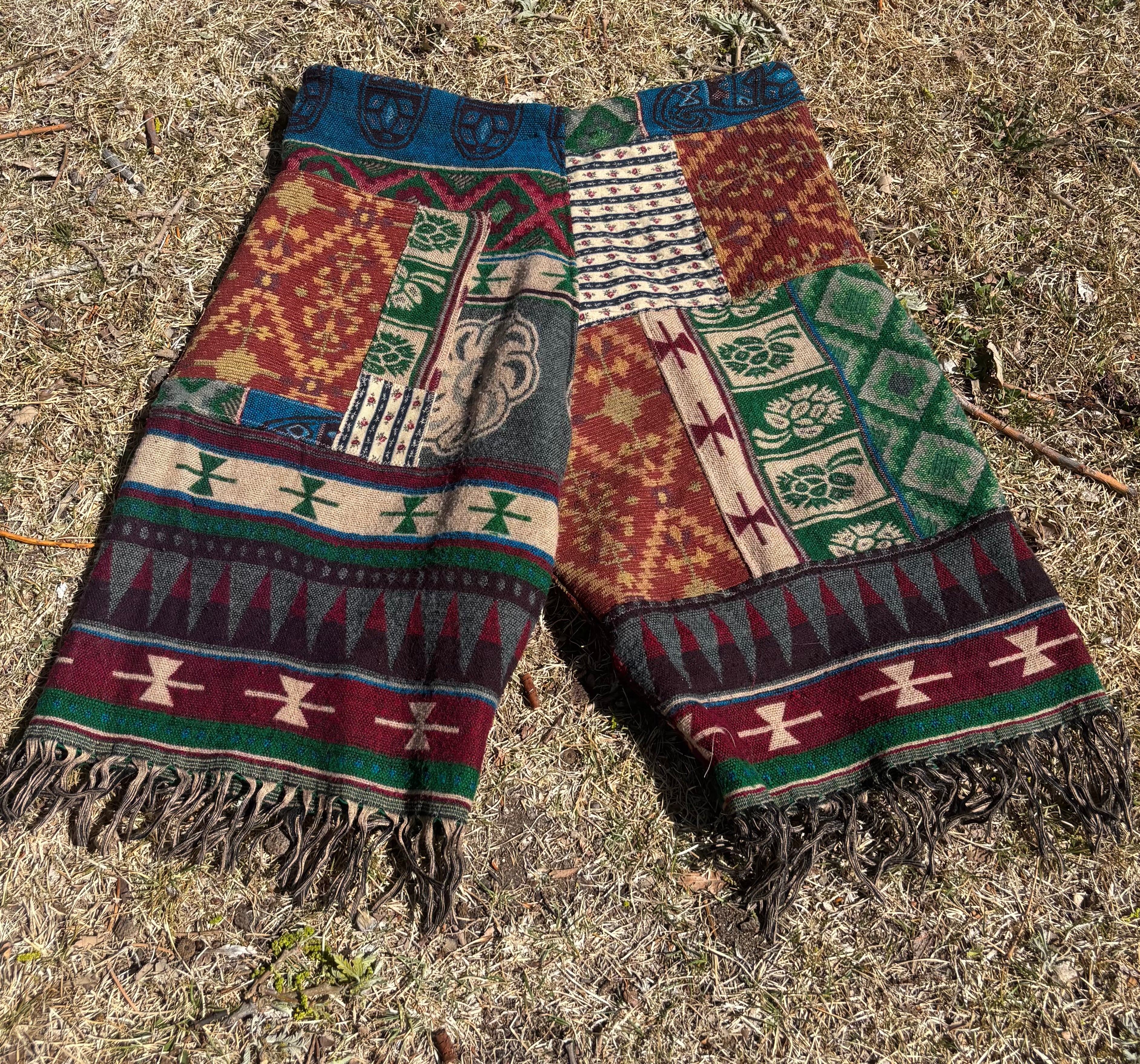 OOAK Patchwork Baggy Shorts