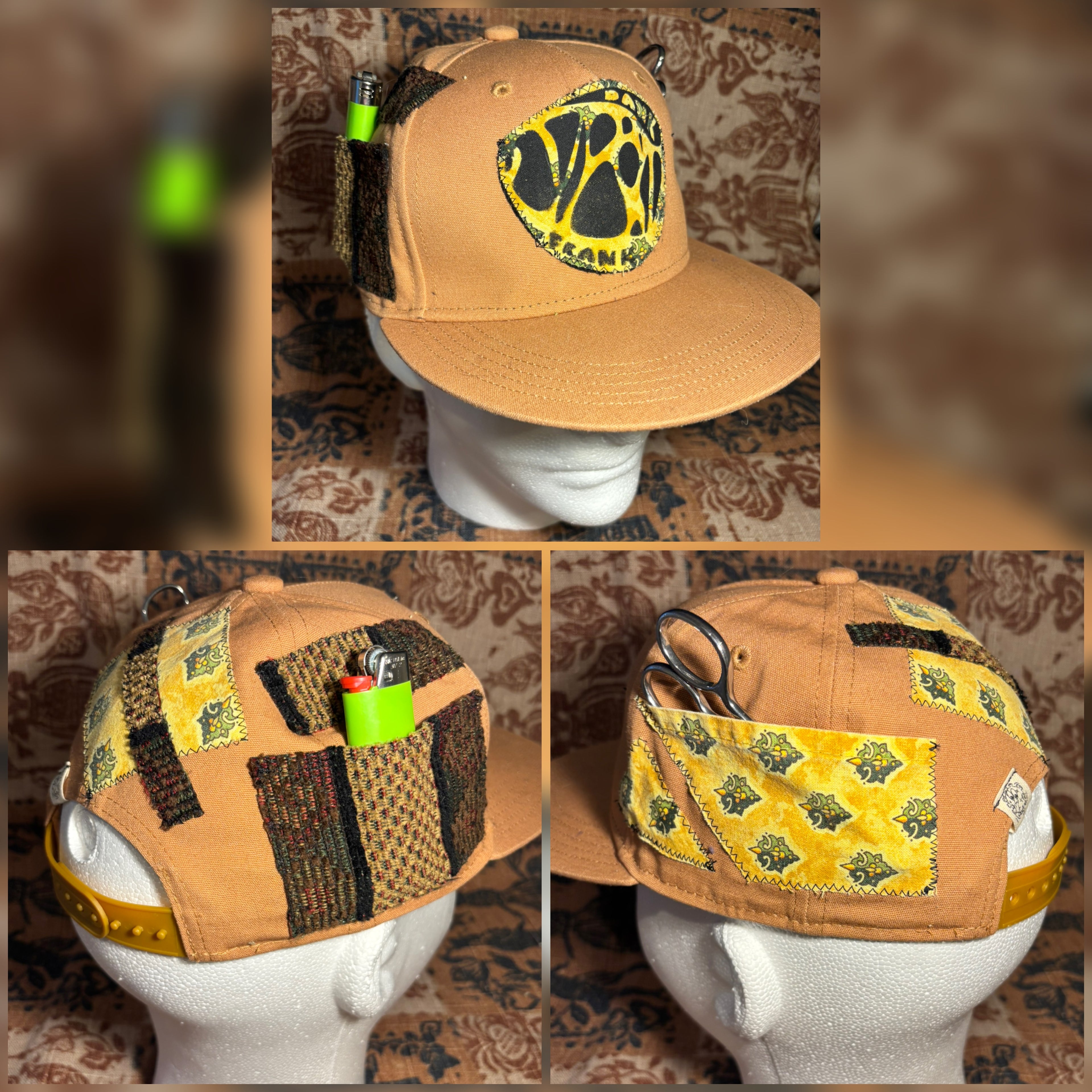 Dank Frank- Upcycled Snapback Hat